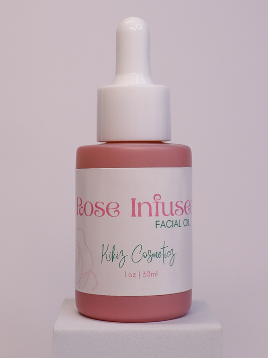 Rose infused facial oil