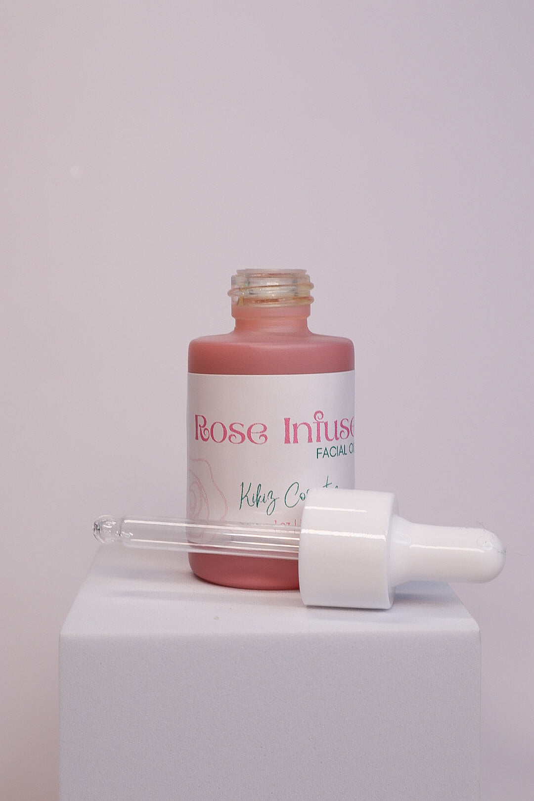 Rose infused facial oil